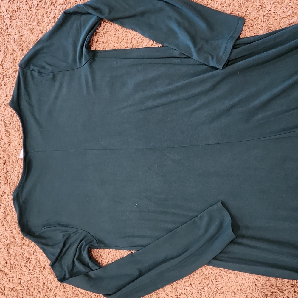 Old Navy long sleeve green dress size small - Picture 5 of 7